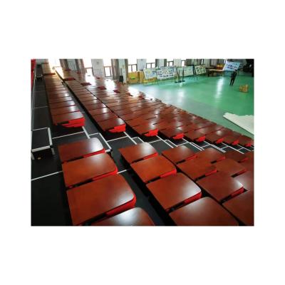 China Automatic seating Retractable bleachers for theater for sale