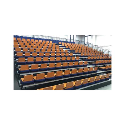 China 2021 grandstand bleacher Retractable Gym Bleachers Automatic retractable bleachers seating en venta