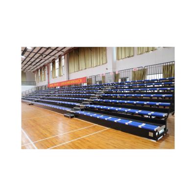 China 2021 Indoor Retractable Gym Bleachers basketball court Telescopic seat Audience seats for sale