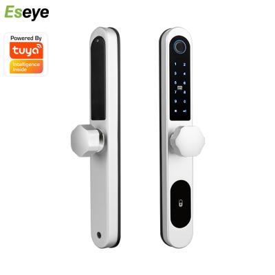 China WIFI BLE Smart Digital Biometric Fingerprint Tuya App Tuya Lock Aluminum Door Lock for sale