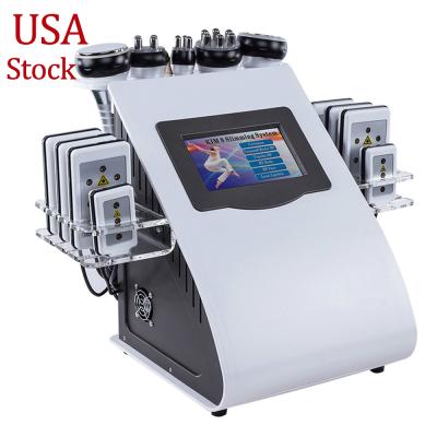 China Cheap Weight Loss Price 6 in 1 40K Cavitation Ultrasonic Vacuum Lipo RF Laser Slimming Machine for sale