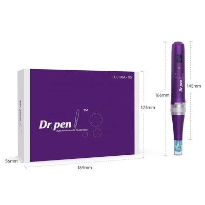 China Electric derma pen X5 Anti-puffiness nano microneedle skin rejuvenation wired/wireless electric pen for sale