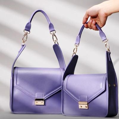 China PORTABLE high quality lady shoulder bags fashion genuine leather women cross - body bag handbag for sale