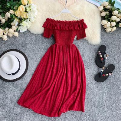 China Anti-Static Woman Dresses 2023 New Arrivals Elegant Casual V-Neck Evening Dress Sleeveless Ladies Party Women Summer Dress for sale