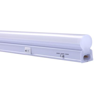 China Linkable Desk 3 CCT Dimmable LED T5 Linear Bar Light 5w/9w/14w/18w Batten Tube Lamp for sale