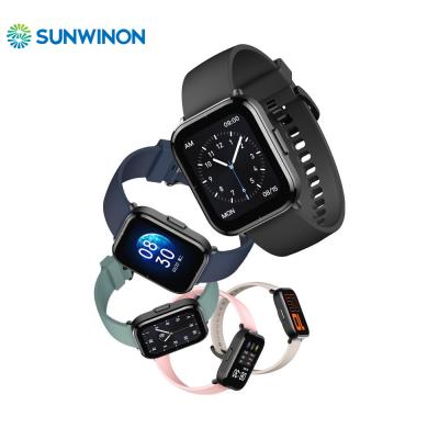 China 2021 Original Sunwinon Smartwatch Mibro Color Smartwatch Fitness Tracker APP Control Smart Watches Sleep Monitor Reloj Smart Watch Mibro for sale