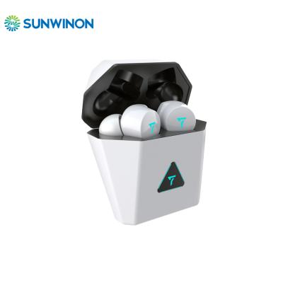 China Hot Sale TWS I38s BT 5.0 Earbuds Sunwinon Stereo Earbuds Stereo Radio In Ear Gaming Touch Control Earbuds Headsets for sale