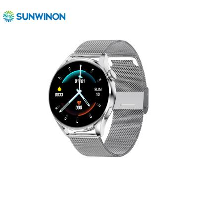 China Touch Screen Sunwinon D022 GT3 Smart Watch Waterproof Full Touch Screen Metal Strap Reloj SmartWatch Sports Fitness Rubber Watches for sale