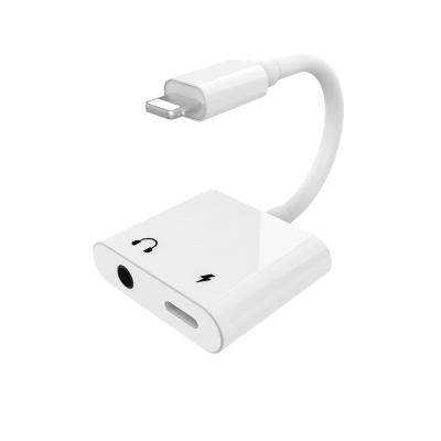 China 2 in 1 audio splitter for iPhone iPad for aux adapter. Apple Headphone Audio Splitter Adapter 3.5mm Jack Cable Connector For iPhone iPad for sale