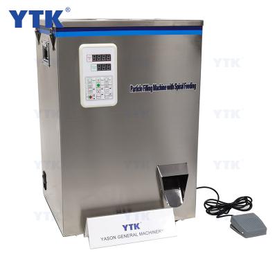 China 200g Food Weighing Filling Machine Screw Filling Machine for Spice, Granules, Herbs, Grains, Tea for sale