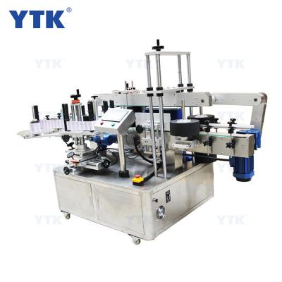 China Automatic Food Labeling Machine For Bottle Plate Double Sides Labeling Machine for sale