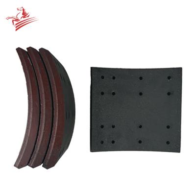 China Wholesale Price Truck Brake System 4515 Truck Trailer Spare Parts Axle Genuine Quality Black Parts Heavy Duty Drum Brake Shoe Liner For Truck for sale