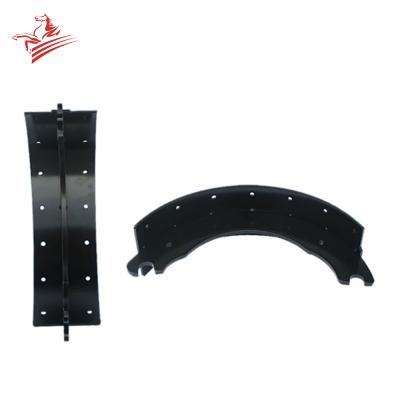 China Factory Price Heavy Duty Truck Brake System E-5528 Q235/A283-D Spare Parts Axle Genuine Quality Brake Shoe For Truck Trailer for sale