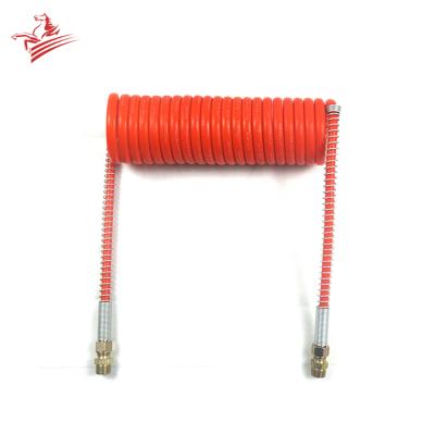 China High Precision Quality QGZC018MD Soft Flexible Brake Air Hoses Truck Air Brake Soft Flexible Spiral Chamber Hose Jets For Europe Market for sale