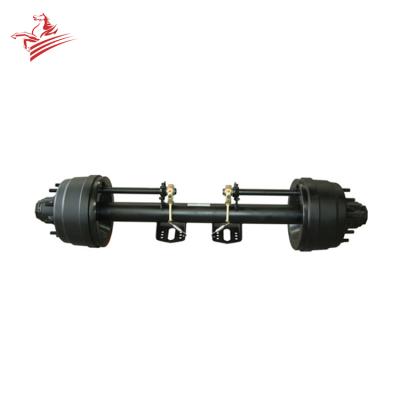 China Hot Selling HQ1303W 13T Semi Trailer Truck Rear Trailer Heavy Duty AxleHot For Trailer for sale