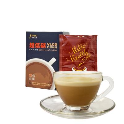 China High Quality Super Low Carbon Sugar Free VLCD Bulletproof Instant Coffee for sale