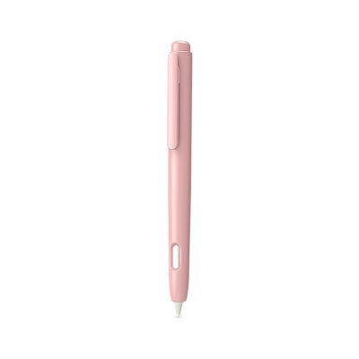 China 2021 White Tablet Amazon Hot Selling Ballpoint Pen Holder For Apple Pencil 2 Retractable Plastic Pencil Case Box For iPad Pencil 2 for sale