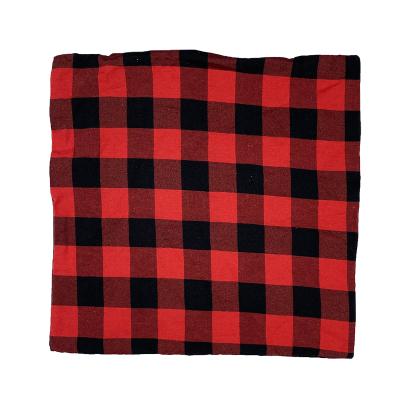 China Pile Christmas decorations plaid stripe pillowcase contracted decoration pillow case sofa pillow cushion cover home for sale