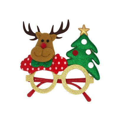 China Christmas Dress Up Frame Cosplay Glass Frame Kids Party Glass Frame Christmas Tree Decoration Glass Frame New for sale