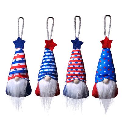 China Fourth of July Gnome Old Man Doll Faceless Pendant Ornament Gift Pile for sale