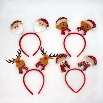 China Creative Christmas Party Hair Circle Hair Bow Head Band Decoration for sale