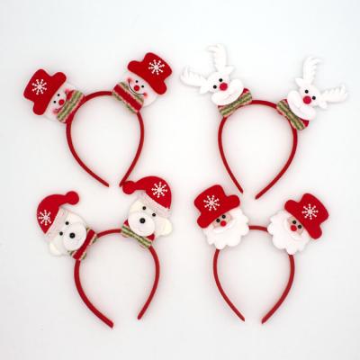 China Hot Sale Christmas Decorations Cartoon Christmas Hair Circle For Christmas Decoration for sale