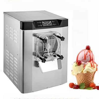 China 1400W 20L Snack Factory Roll Ice Cream Machine Per Hour Hard Serve Ice Cream Maker for sale