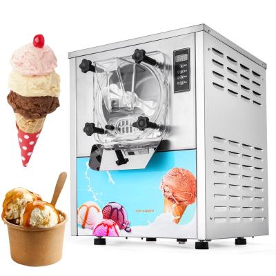 China 1400W 20L Snack Factory Homemade Ice Cream Maker Per Hour Hard Serve Ice Cream Maker Perfect for Restaurants Snack Bar Supermarkets for sale