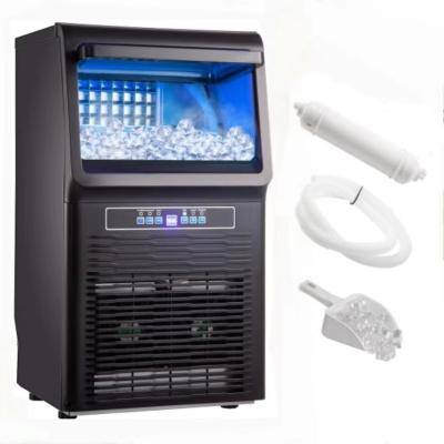 China Countertop Commercial Ice Maker 30kg/24H Automatic With 36Pcs Ice Tray Portable Commercial Ice Machine for sale