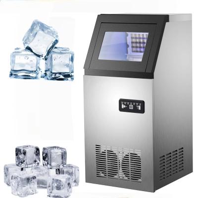 China 40kg/24H commercial ice maker commercial ice maker with scoop connection pipes stainless steel portable ice maker for sale