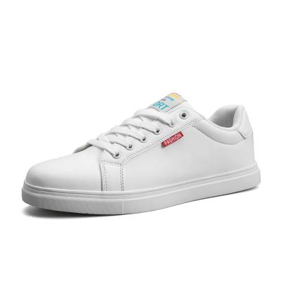 China Cushioning Men's Low Top Sneakers Breathable Non-Slip Wear-Resistant All-match Simple White Atmosphere Small Shoes for sale