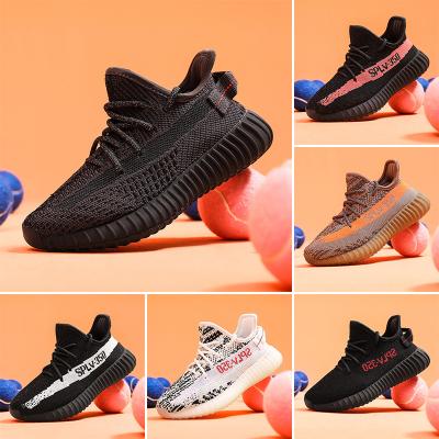 China Yeezy 350V2 fashionable children's mesh men's and women's mesh breathable cushioning sports wear-resistant casual shoes for sale