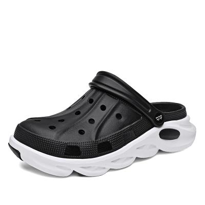 China Summer Colorblocking Non-slip Wear-resistant Clogs Men's Casual Garden Breathable Shoes Round Men's Sandals And Slippers for sale