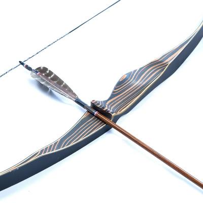 China One Piece Bow Traditional Bow Laminated Wooden Traditional Bow One Piece Archery Horse Bow for sale