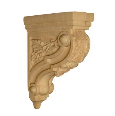 China Traditional Wood Hand Carved Braces Wood Carved Brace Molds Wood Furniture Wall Corner Bracket Beam Home Decoration Foam Exotic Wood Braces Braces for sale