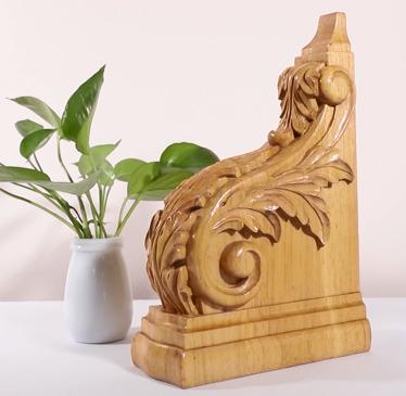 China Traditional Wood Hand Carved Furniture Wood Exterior Wall Embellishment Construction Braces Braces Accessory Hand Carving Wooden Brace Brackets for sale