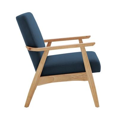 China Minimalist Wood Frame Bedroom Fabric Armchair (Size) Adjustable Chair Modern Luxury Living Room Accent Furniture Leisure Living Room Chairs for sale