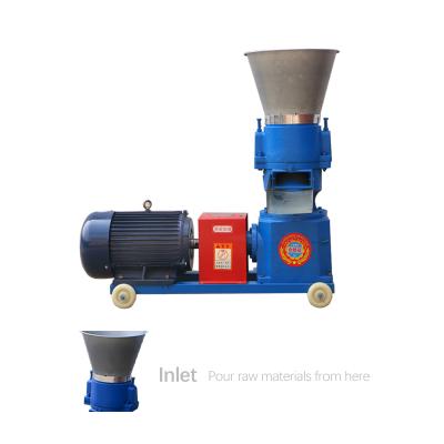 China Producing Animal Feed Pellet Fish Pellet Poultry Feed Making Mill Machine 150 Type Commercial Animal Feed Pellet Machine With Free Shipping for sale