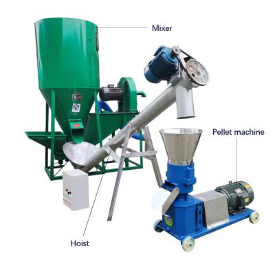 China Make Animal Feed Cattle Tomorrow Poultry Machinery Feeding Mixer Feed Mixer Machine Crushing Grinding for sale