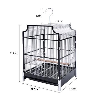 China Small Breathable Chinese Wire Mesh Decorative Metal Bird Parrots Pigeon Outdoor Plastic Cage for sale