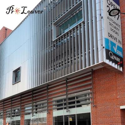 China Aerofoil sun louvers,sun shade aluminium louvers,aluminum louver screen for sale