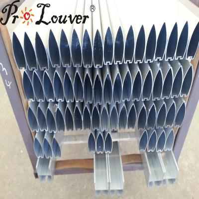 China Hot Sale ! Aerobrise 100mm Louver Blades Aluminum Sun Louver for sale