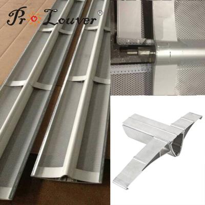 China HOT SALE ! Aerowing Louver Blades, Aluminum Perforated Louver Facade for sale