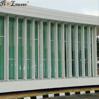 China Aluminum Box Louver, Box Section, Exterior Vertical Box Louver for sale