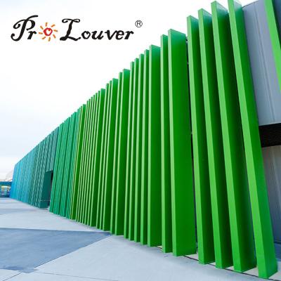 China Aluminum Box Louver for Architectural Exterior Facades, Decoration Louver for sale