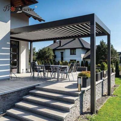 China Factory Price! Automatic Waterproof Roof Pergola Louver, Aluminum Louver Roof for sale