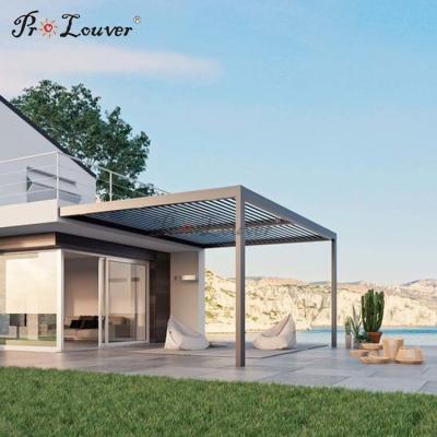 China Waterproof Louver, Motorised Aluminum Roof Louver, Pergola Roof for sale