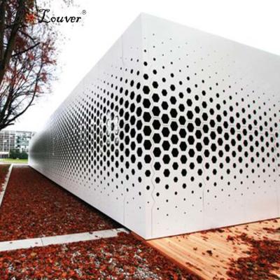 China Building Decoration PVDF Coating Perforated Aluminum Sheet Metal for sale