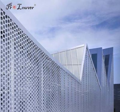 China Anodized Surface Treatment Perforated Aluminum Sheet Decorative Wall for sale