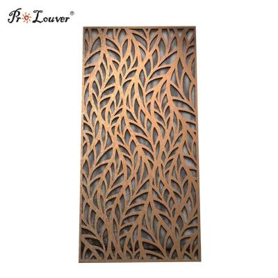 China Exterior Decorative CNC Laser Cut Metal Screen Panel Customized Design for sale